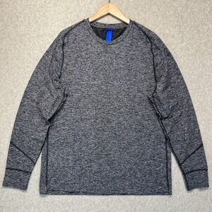 Kit and Ace Men's Long Sleeve Performance Shirt Gray‎ Heather Size Large